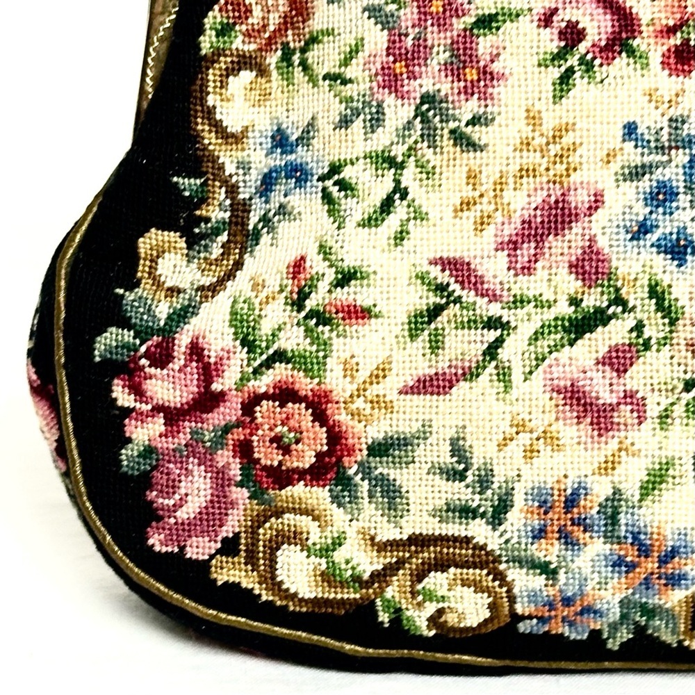 JB & Co Vienna Handwork Vintage Petit-Point Tapestry Mini Bag - Picture 8 of 16